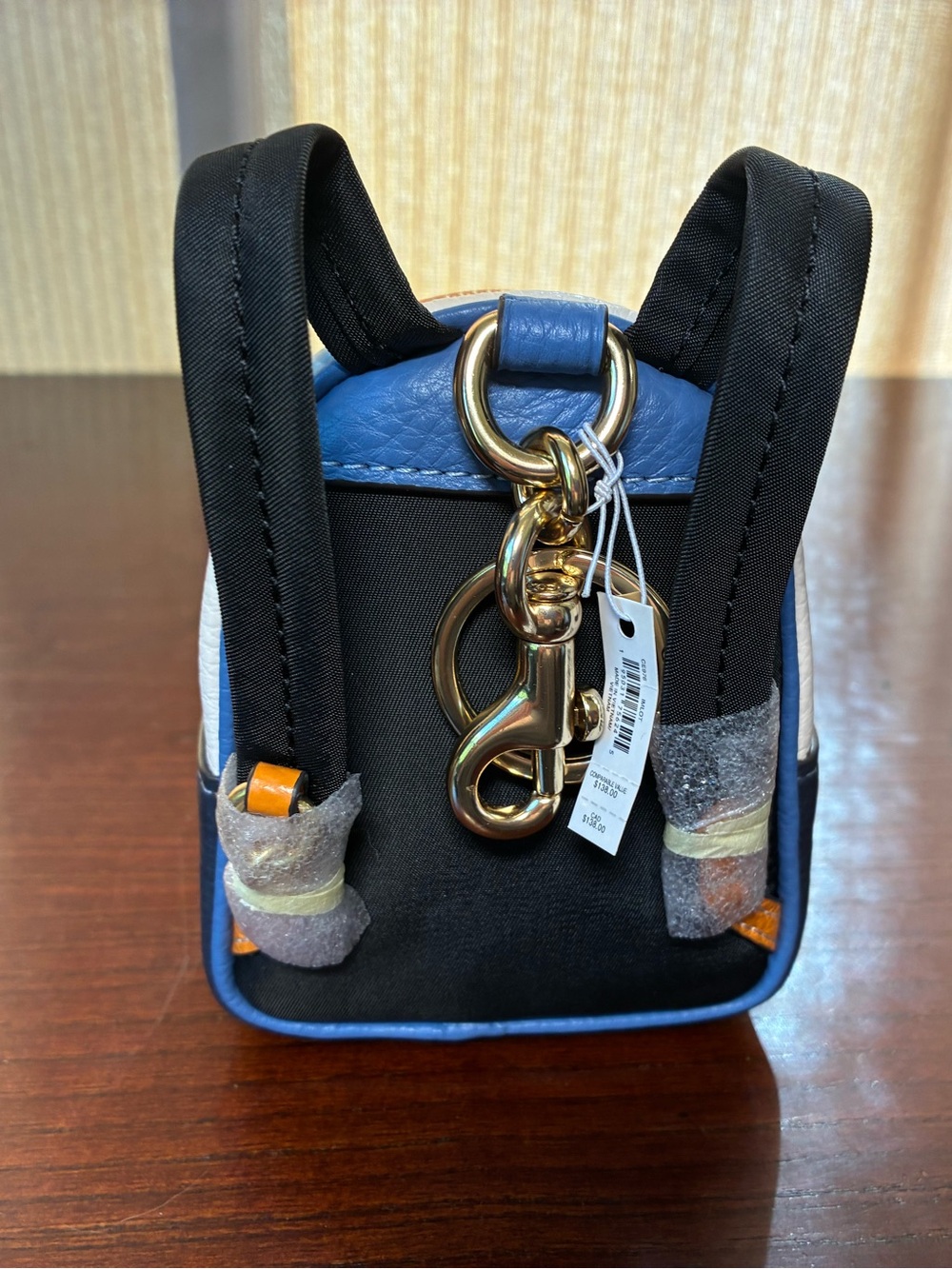 Coach Kids Mini Backpack Keychain NWT - Picture 2 of 5